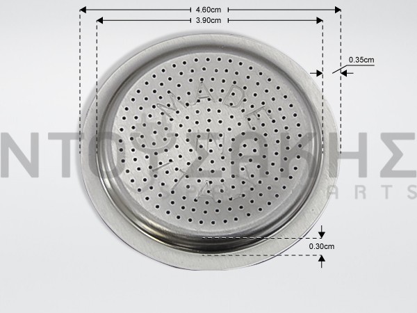 Εικόνα 2 για ΦΛΑΝΤΖΑ ΦΙΛΤΡΟΥ BIALETTI 1 ΦΛ.(ΣΕΤ 3 ΦΛ.+ 1 ΦΙΛΤΡΟ) MOKA EXPRESS - DAMA - FIAMMETTA - BREAK - MINI E
