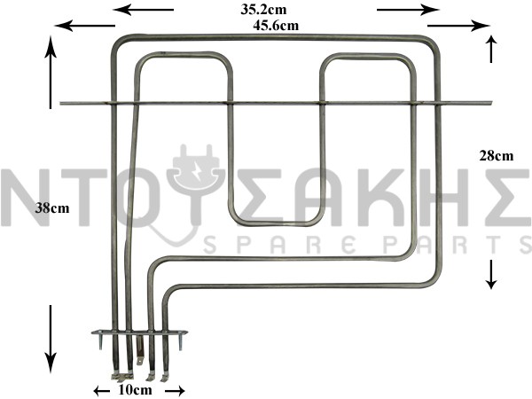 Εικόνα 1 για ΑΝΤΙΣΤΑΣΗ ΑΝΩ ΓΚΡΙΛ TEKA 1500-1100W 83140303