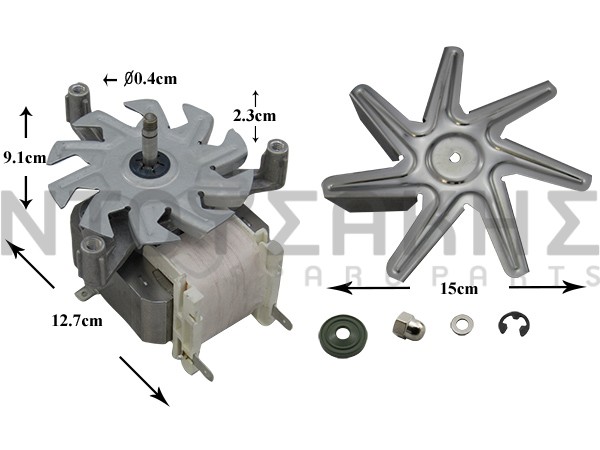 Εικόνα 1 για ΜΟΤΕΡ ΕΠΑΓ.ΦΟΥΡΝΟΥ PLASET 50W 230V 65040