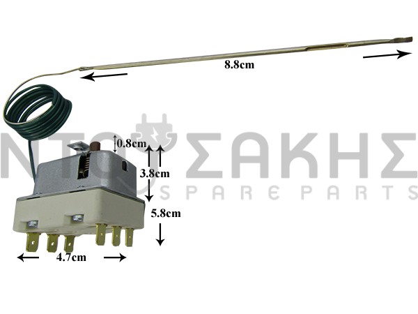 Εικόνα 1 για ΘΕΡΜΟΣΤΑΤΗΣ ΕΠΑΓ.ΚΟΥΖΙΝΑΣ  25-350C EGO SMEG 818731004