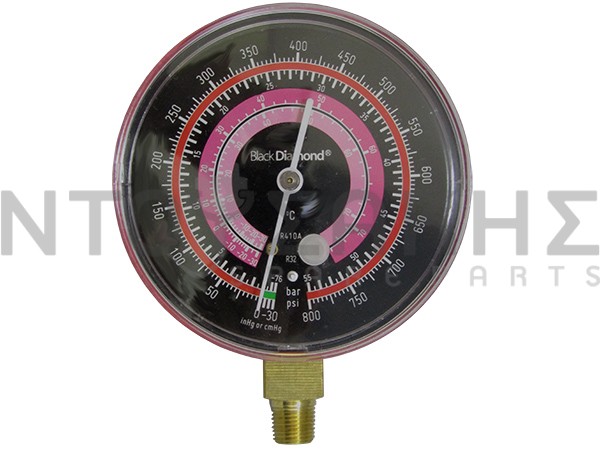 Εικόνα 1 για ΜΑΝΟΜΕΤΡΟ 80ΜΜ R32/R410a BLACK DIAMOND ΥΨΗΛΗΣ ΠΙΕΣΗΣ