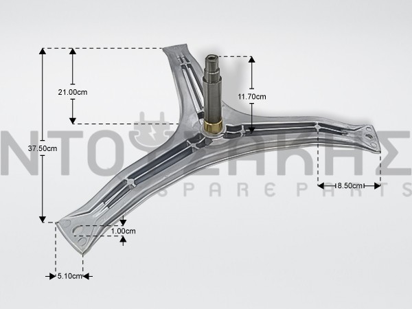Εικόνα 1 για ΑΞΟΝΑΣ ΠΛΥΝΤΗΡΙΟΥ ΡΟΥΧΩΝ BOSCH 00215117
