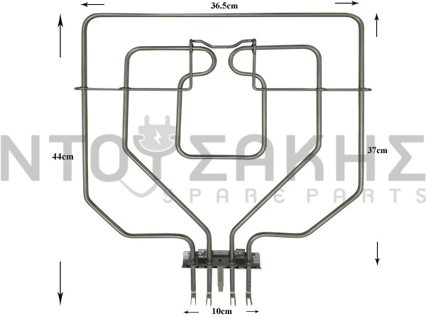 Εικόνα 1 για ΑΝΤΙΣΤΑΣΗ ΚΟΥΖΙΝΑΣ ΑΝΩ SIEMENS NEFF KANETA 1300+1500W 470845