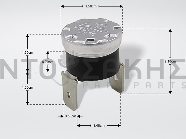 Εικόνα 1 για ΘΕΡΜΟΣΤΑΤΗΣ ΑΣΦΑΛΕΙΑΣ 40C NC