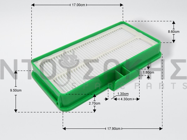 Εικόνα 1 για ΦΙΛΤΡΟ ΣΚΟΥΠΑΣ ROWENTA HEPA ZR901501