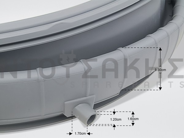 Εικόνα 2 για ΛΑΣΤΙΧΟ ΠΟΡΤΑΣ ΠΛΥΝΤΗΡΙΟΥ LG MDS47123618