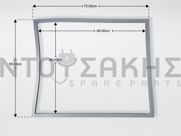 Εικόνα 1 για ΛΑΣΤΙΧΟ ΚΑΤΑΨΥΞΗΣ ΨΥΓΕΙΟΥ BOSCH SIEMENS 470781