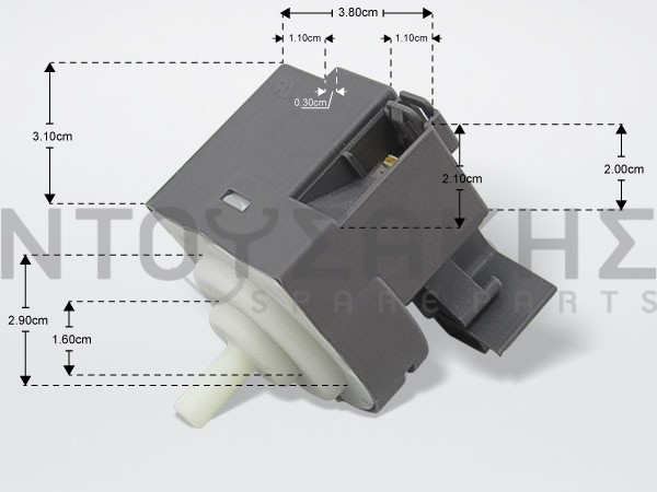 Εικόνα 1 για ΠΡΕΣΟΣΤΑΤΗΣ ΠΛΥΝΤΗΡΙΟΥ BEKO OR.CODE 2833830300