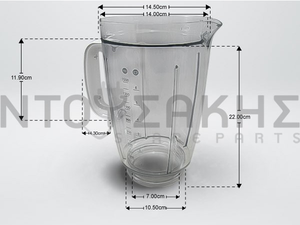Εικόνα 1 για ΚΑΝΑΤΑ ΜΠΛΕΝΤΕΡ KENWOOD KW681153