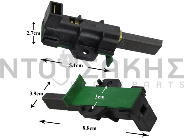 Εικόνα 1 για ΚΑΡΒΟΥΝΑΚΙΑ ΠΛΥΝΤΗΡΙΟΥ BEKO ARCELIK 6,3X12,5X39MM