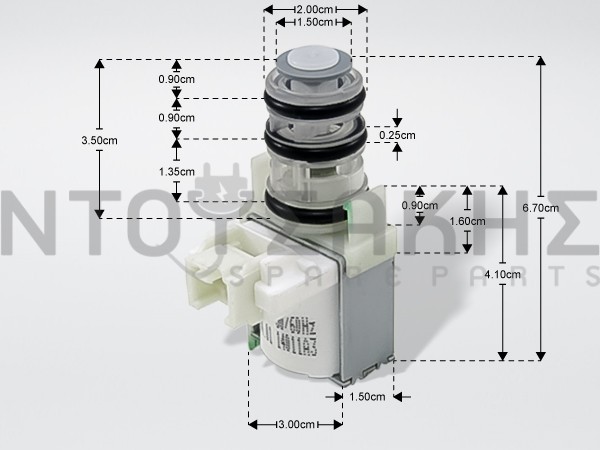Εικόνα 1 για ΒΑΛΒΙΔΑ ΠΛ.ΠΙΑΤΩΝ SIEMENS BOSCH 00611916