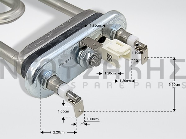 Εικόνα 2 για ΑΝΤΙΣΤΑΣΗ ΠΛΥΝΤΗΡΙΟΥ 1450W ARCELIK 2882602500