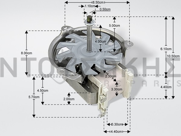 Εικόνα 1 για ΜΟΤΕΡ ΑΕΡΟΘΕΡΜΗΣ ΚΟΥΖΙΝΑΣ BRANDT 76X6099