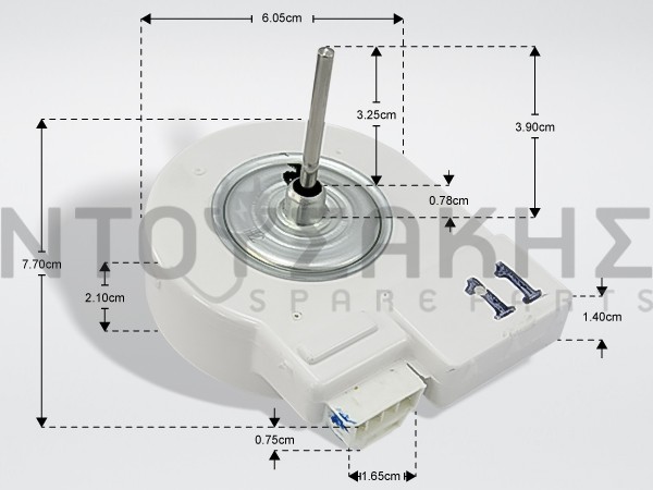 Εικόνα 1 για ΑΝΕΜΙΣΤΗΡΑΣ ΨΥΓΕΙΟΥ ΝΤΟΥΛΑΠΑ SAMSUNG DA31-00146B