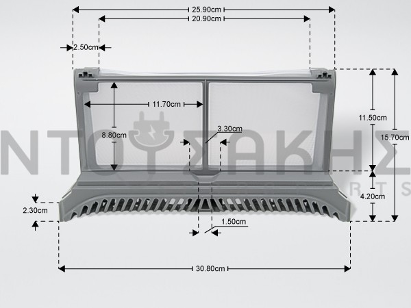 Εικόνα 1 για ΦΙΛΤΡΟ ΣΤΕΓΝΩΤΗΡΙΟΥ SAMSUNG DC61-04407A