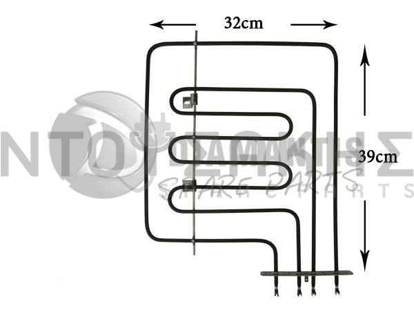 Εικόνα 2 για ΑΝΤΙΣΤΑΣΗ ΚΟΥΖΙΝΑΣ ΑΝΩ ZANUSSI 1200+1800W 3570074017