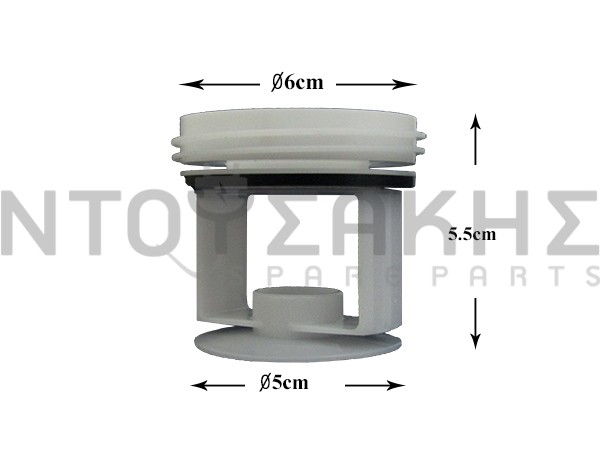 Εικόνα 1 για ΦΙΛΤΡΟ ΠΛΥΝΤΗΡΙΟΥ WHIRLPOOL 481248058403