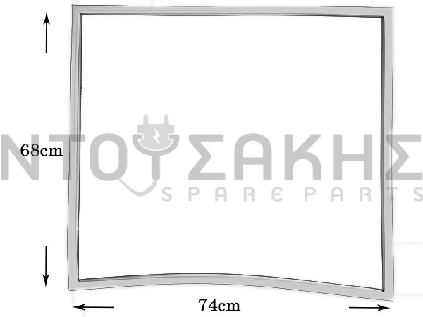 Εικόνα 1 για ΛΑΣΤΙΧΟ ΠΟΡΤΑΣ ΨΥΓΕΙΟΥ ARISTON INDESIT 116339