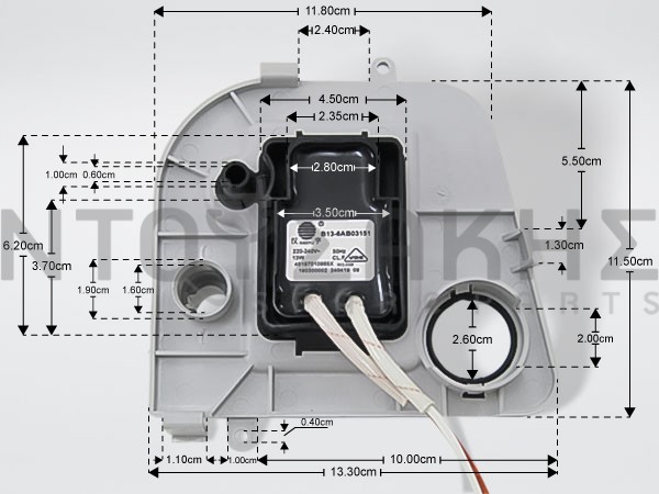 Εικόνα 2 για ΑΝΤΛΙΑ ΣΤΕΓΝΩΤΗΡΙΟΥ WHIRLPOOL 13W 220V 481070109852