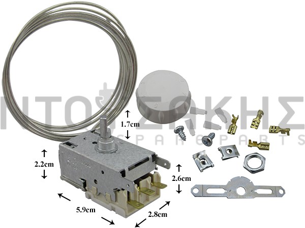 Εικόνα 1 για ΘΕΡΜΟΣΤΑΤΗΣ ΨΥΓΕΙΟΥ MIELE RANCO VI109 3 ΕΠΑΦΩΝ