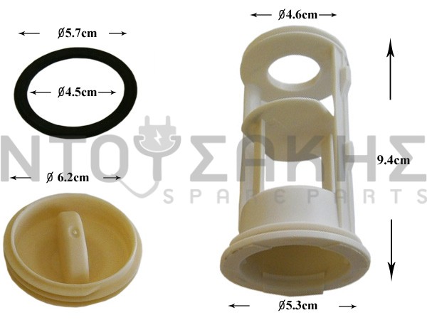 Εικόνα 2 για ΦΙΛΤΡO ΠΛΥΝΤΗΡΙΟY ZANUSSI ELECTROLUX 5029026004