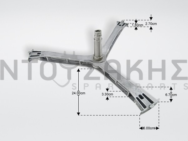 Εικόνα 1 για ΑΞΟΝΑΣ ΤΥΜΠΑΝΟΥ SAMSUNG DC97-18457A