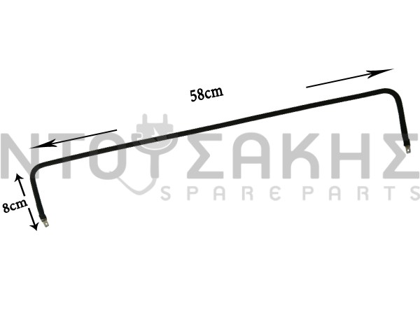 Εικόνα 1 για ΑΝΤΙΣΤΑΣΗ ΨΥΓΕΙΟY ΣΩΛΗΝΩΤΗ 58X8CM 400W 110V
