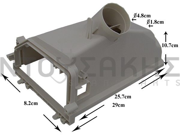 Εικόνα 1 για ΣΩΜΑ ΣΑΠΟΥΝΟΘΗΚΗΣ SAMSUNG DC61-02434A