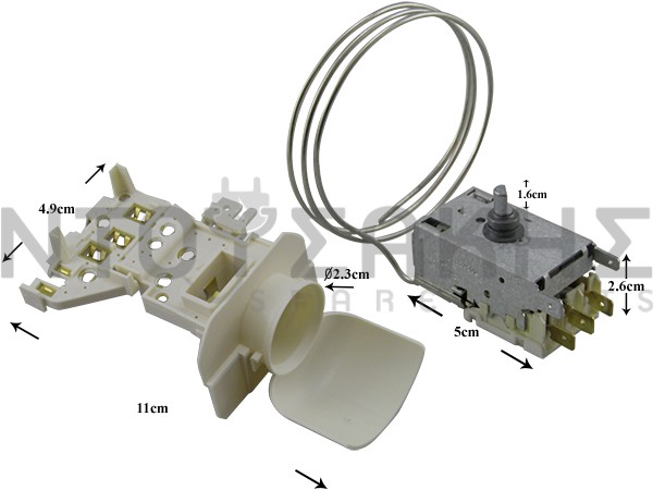 Εικόνα 1 για ΘΕΡΜΟΣΤΑΤΗΣ ΨΥΓΕΙΟΥ WHIRLPOOL RANCO K59-S2785 481228238175