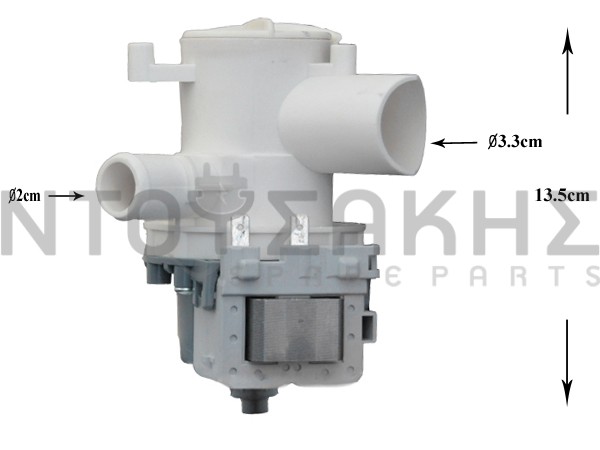Εικόνα 2 για ΑΝΤΛΙΑ ΠΛΥΝΤΗΡΙΟΥ PITSOS 4600 BALAY BOSCH HANYU