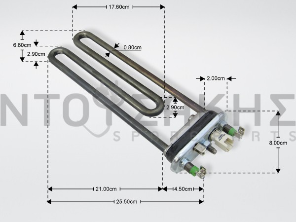 Εικόνα 1 για ΑΝΤΙΣΤΑΣΗ ΠΛΥΝΤΗΡΙΟΥ ZANUSSI 1950W 3792301305