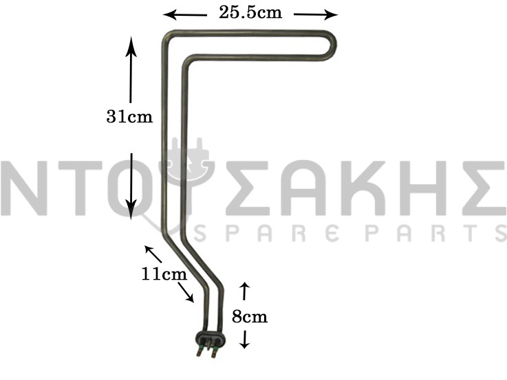 Εικόνα 1 για ΑΝΤΙΣΤΑΣΗ ΠΛΥΝΤΗΡΙΟY ΠΙΑΤΩΝ ZANUSSI 2100W 50228220005