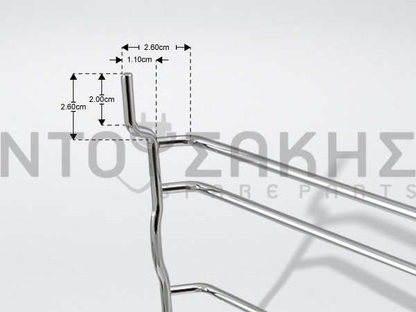 Εικόνα 2 για ΠΛΑΙΝΗ ΣΧΑΡΑ ΚΟΥΖΙΝΑΣ WHIRLPOOL 481010762741