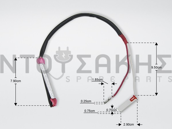 Εικόνα 1 για ΑΙΣΘΗΤΗΡΙΟ ΘΕΡΜΟΚΡΑΣΙΑΣ SAMSUNG DA47-10162C