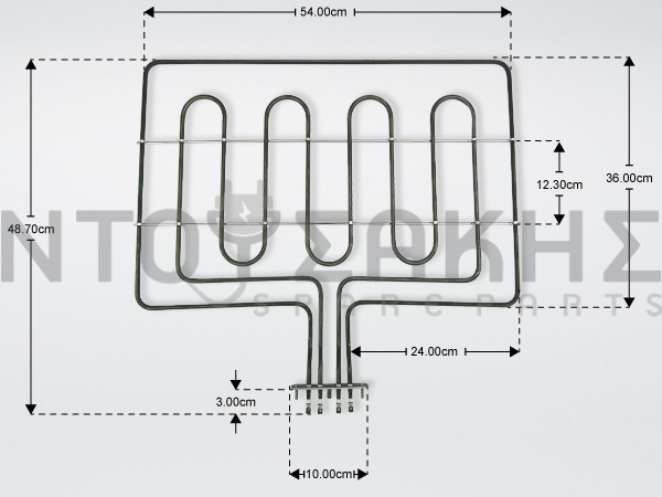 Εικόνα 1 για ANTΙΣΤΑΣΗ ΚΟΥΖΙΝΑΣ ΓΚΡΙΛ SMEG ALFA151X 806890471