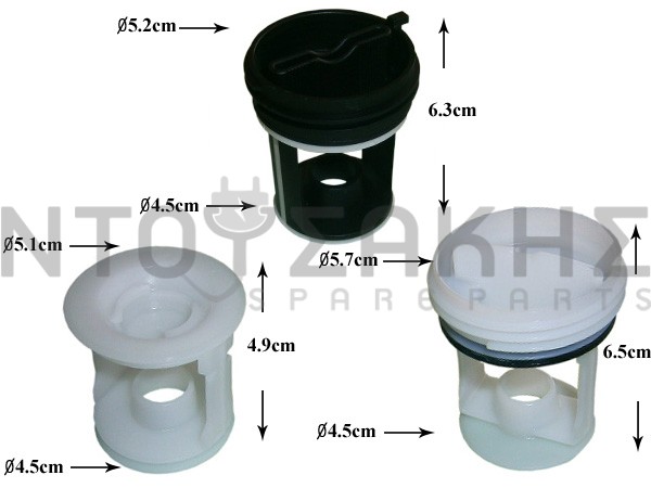 Εικόνα 2 για ΦΙΛΤΡΟ ΠΛΥΝΤΗΡΙΟΥ ARISTON KIT 045027