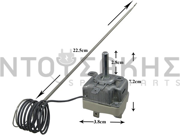Εικόνα 1 για ΘΕΡΜΟΣΤΑΤΗΣ ΕΠΑΓ.ΚΟΥΖΙΝΑΣ  45-260C EGO UNOX KTR1100A