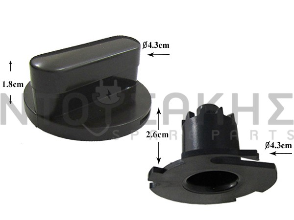 Εικόνα 2 για KΟΥΜΠΙ ΠΛΥΝΤΗΡΙΟY ZANUSSI KIT SERIE 8000 500973470