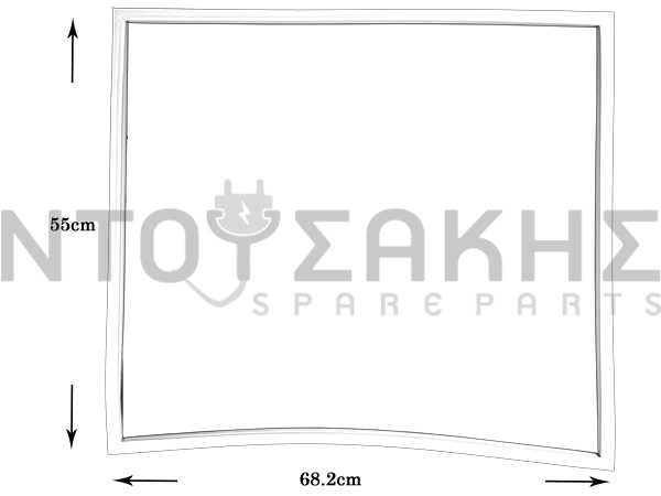 Εικόνα 1 για ΛΑΣΤΙΧΟ ΚΑΤΑΨΥΞΗΣ ARISTON  550X682MM  115566