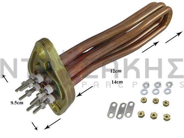 Εικόνα 1 για ΑΝΤΙΣΤΑΣΗ ΚΑΦΕΤΙΕΡΑΣ 2700W 230/380V 6ΕΠΑΦΩΝ