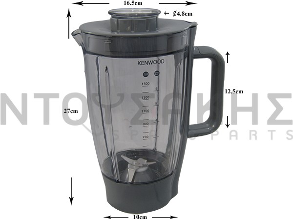 Εικόνα 1 για ΚΑΝΑΤΑ ΜΠΛΕΝΤΕΡ KENWOOD ΠΛΑΣΤΙΚΗ KW716436