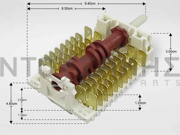 Εικόνα 1 για ΔΙΑΚΟΠΤΗΣ ΕΠΙΛΟΓΗΣ ΦΟΥΡΝΟΥ SIEMENS 8 ΘΕΣΕΩΝ 10+9 ΕΠΑΦΕΣ OR.CODE 424123
