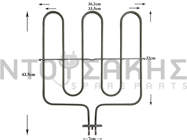 Εικόνα 1 για ΑΝΤΙΣΤΑΣΗ ΚΟΥΖΙΝΑΣ ΑΝΩ FISHER & PAYKEL 1400W 230V 062058004