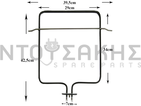 Εικόνα 1 για ΑΝΤΙΣΤΑΣΗ ΚΟΥΖΙΝΑΣ ONOFRI ΚΑΤΩ 1200W 230V