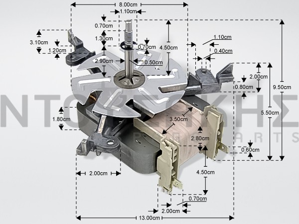 Εικόνα 2 για ΜΟΤΕΡ ΑΝΕΜΙΣΤΗΡΑ ΚΟΥΖΙΝΑΣ BOSCH SIEMENS 00651461