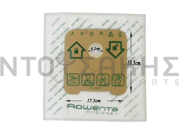 Εικόνα 1 για ΣΑΚΟΥΛΑ ΣΚΟΥΠΑΣ ROWENTA HIGIENE ZR0012 SET 5 ΤΕΜ + 2 ΦΙΛΤΡΟ