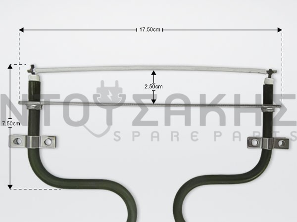 Εικόνα 2 για ΑΝΤΙΣΤΑΣΗ ΨΗΣΤΙΕΡΑΣ BBQ DELONGHI ΙΙ 2000W AT6135770500