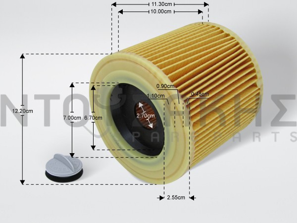 Εικόνα 2 για ΦΙΛΤΡΟ ΣΚΟΥΠΑΣ KARCHER 6.414-552.0