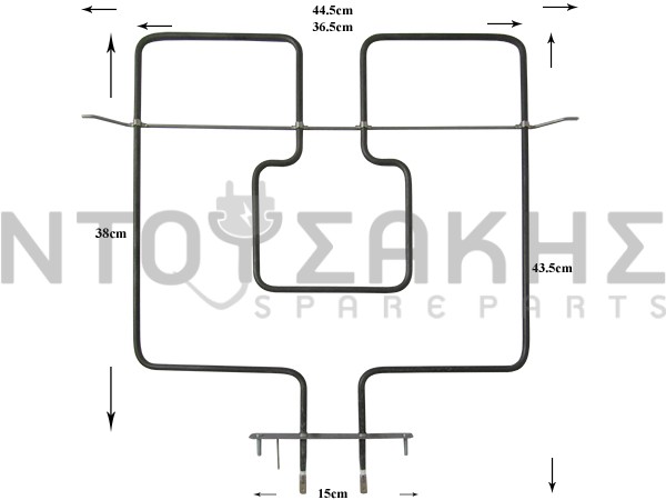 Εικόνα 1 για ΑΝΤΙΣΤΑΣΗ ΚΟΥΖΙΝΑΣ ΑΝΩ 1400W 230V WHIRLPOOL 480121104179