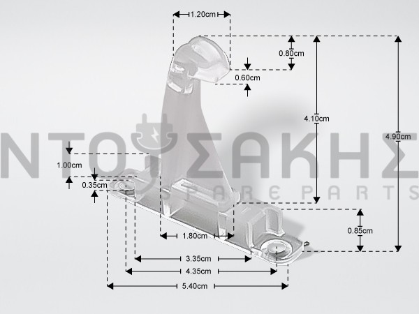 Εικόνα 1 για ΓΑΝΤΖΟΣ ΠΟΡΤΑΣ ΣΤΕΓΝΩΤΗΡΙΟΥ BOSCH SIEMENS PITSOS 154074